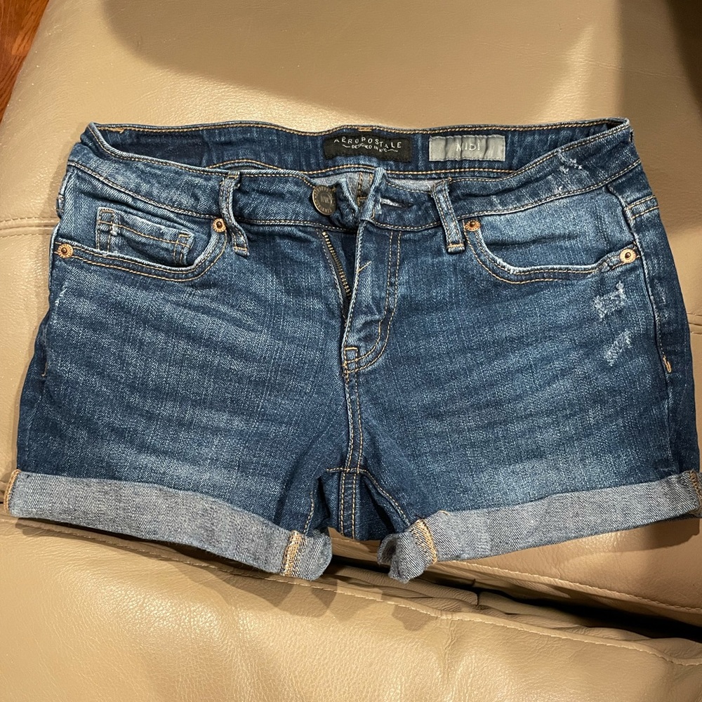 AÉROPOSTALE JEAN SHORTS (MIDI)